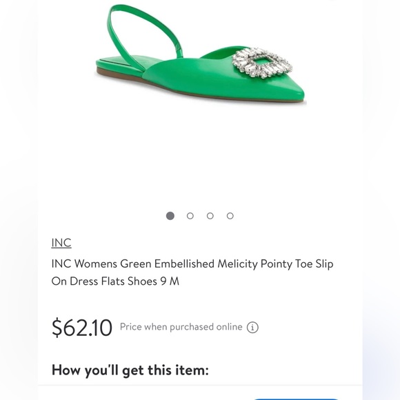 INC international concepts, new in box green flat - Picture 2 of 5